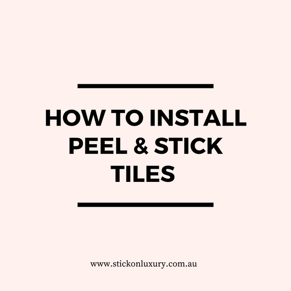 How to Install Our 3D Peel and Stick Tiles! (Feat. White Hex)