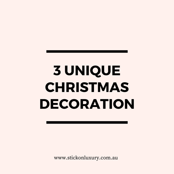 3 Unique Christmas Decoration I Bet You Never Thought Of