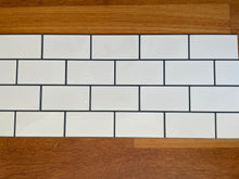 Load image into Gallery viewer, [Premium] White &amp; Grey Big Brick Subway Tile (26.9cm x 32cm) *40pcs left
