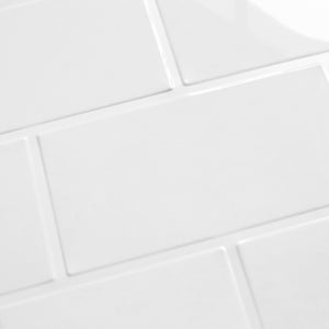 big brick white on white subway peel and stick tile