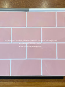 [Premium] Pretty in Pink Big Brick Subway Tile *223 pcs left