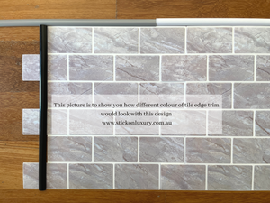 [Premium] Natural Stone Look with Marble Veins Subway Tile (30.5cm x 30.5cm) *458 pcs left