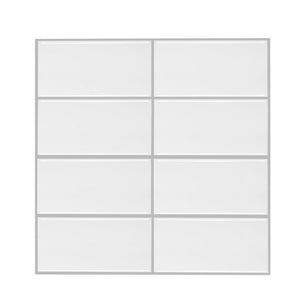 Stacked White & Grey Subway Tile (30.5cm x 30.5cm)