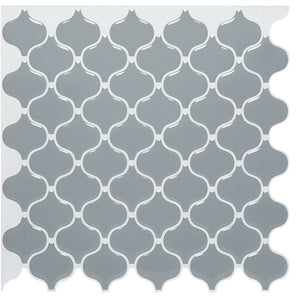 steel grey lantern stick on tiles