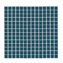 Load image into Gallery viewer, peacock blue square self-adhesive tile
