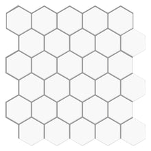 Load image into Gallery viewer, hexagon self adhesive tile, peel and stick
