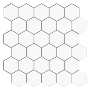 hexagon self adhesive tile, peel and stick