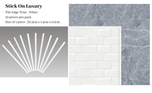 Load image into Gallery viewer, Self-Adhesive Tile Edge Trim (Choose GREY or BLACK) *White is sold out
